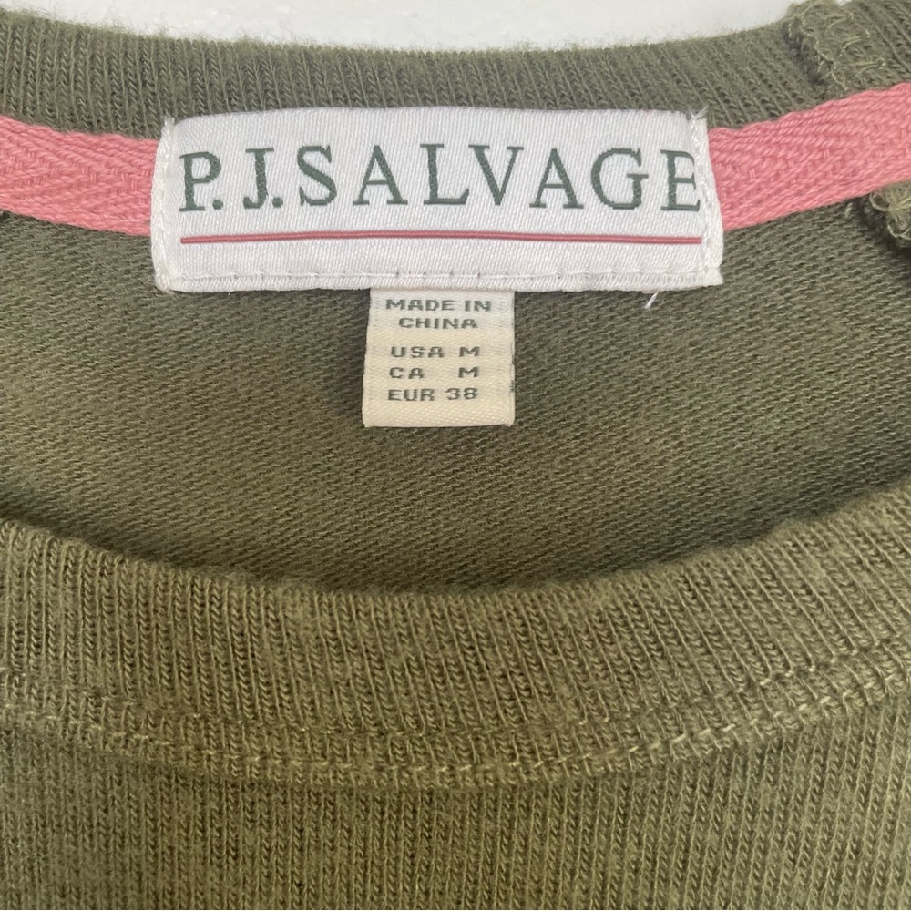 PJ Salvage Happy Glamper Sweater Loungewear Top - Picture 3 of 5